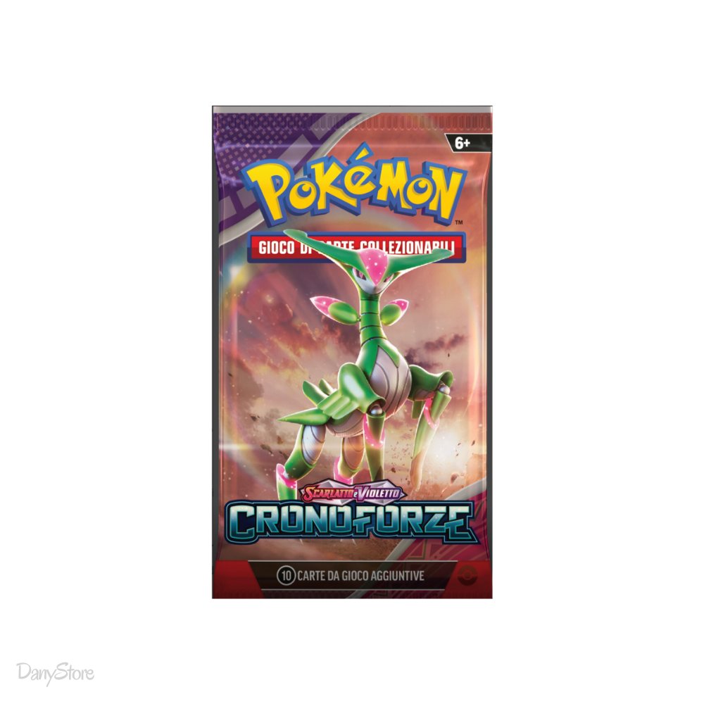 Bustina singola Pokémon Cronoforze Scarlatto e Violetto lingua italiana fronte