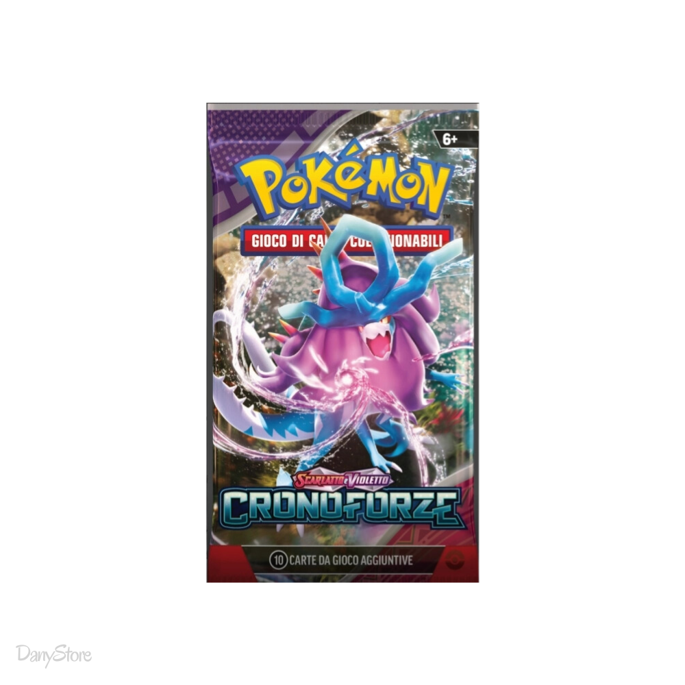 Bustina singola Pokémon Cronoforze Scarlatto e Violetto lingua italiana fronte