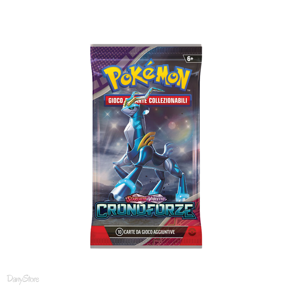 Bustina singola Pokémon Cronoforze Scarlatto e Violetto lingua italiana fronte