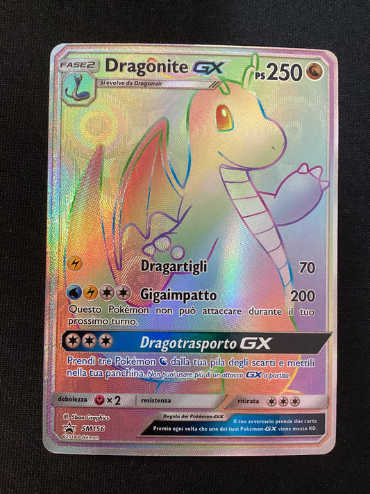 Promo SM156 Dragonite GX Rara Segreta SMP Promo Sole e Luna ITA NM