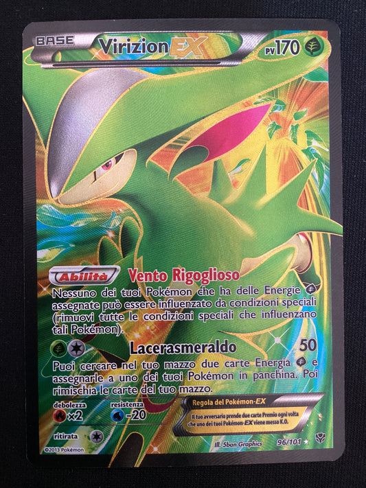 096-101 Virizion EX Full Art PLB Eplosione Plasma  ITA GOOD