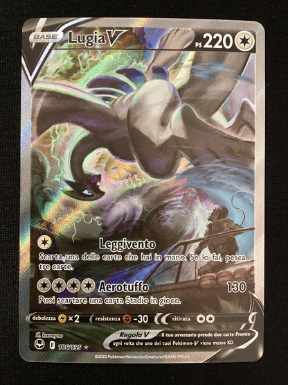 186-195 Lugia V Alternative Art SIT Tempesta Argentata ITALIANO NM