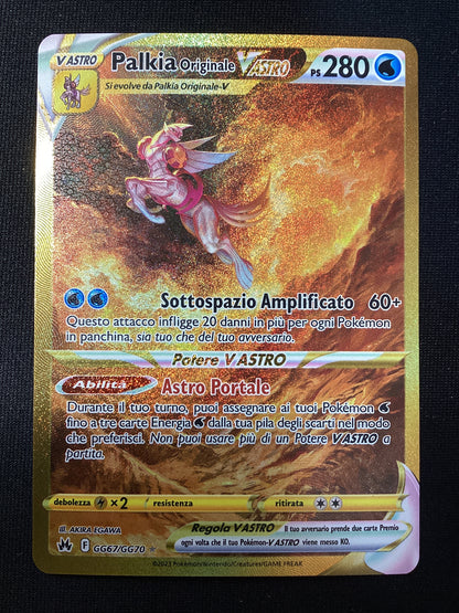GG67-GG70 Palkia Originale V Astro Gold Galleria Di Galar CRZ Zenit Regale ITA NM