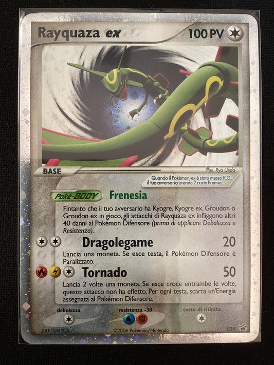 Promo 039 Rayquaza ex  Nintendo Black Star Promos ITA NM