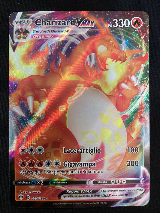 020-189 Charizard VMAX DAA Fiamme Oscure ITA POOR