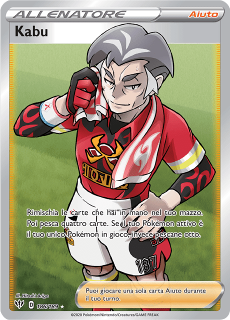 186-189 Kabu Full Art DAA Fiamme Oscure ITA NM