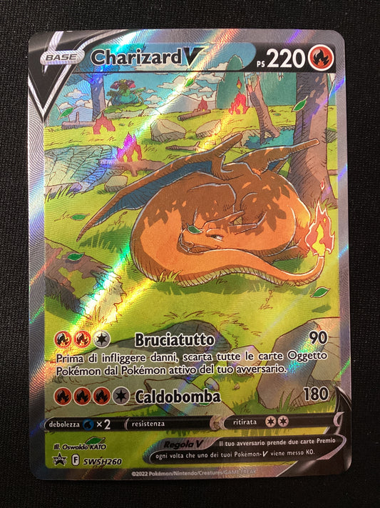 Promo SWSH260 Charizard V Alternative Art Promo Spada e Scudo ITA NM
