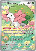 185-182 Shaymin Illustrazione Rara DRI Rivali Predestinati ITA NM
