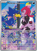 200-182 Murkrow Del Team Rocket Illustrazione Rara DRI Rivali Predestinati ITA NM