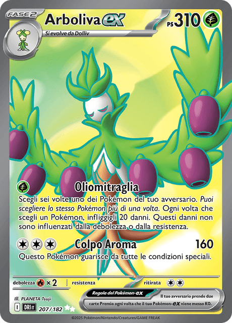 207-182 Arboliva ex Full Art DRI Rivali Predestinati ITA NM