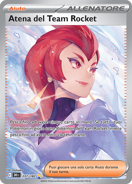 237-182 Atena Del Team Rocket Alternative Art DRI Rivali Predestinati ITA NM