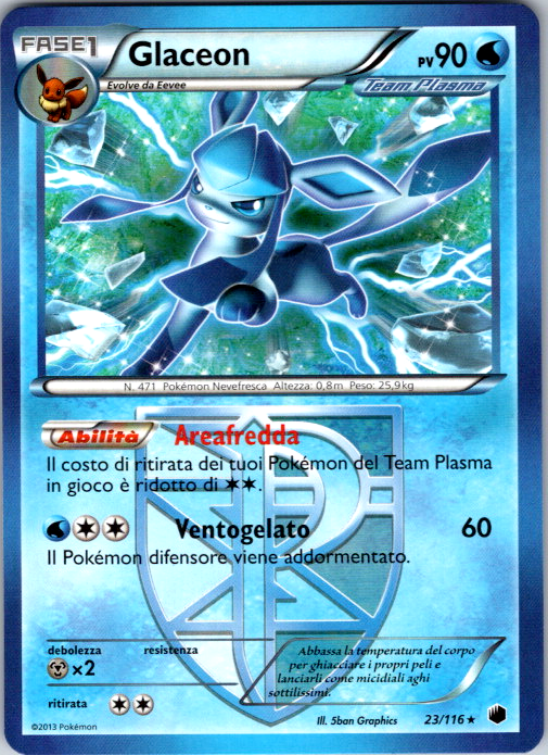 23-116 Glaceon PLF Glaciazione Plasma ITA EXCELLENT