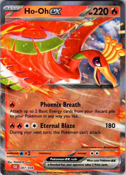 007-034 Ho-Oh ex CLC Charizard & Ho-Oh ex Deck ENG NM