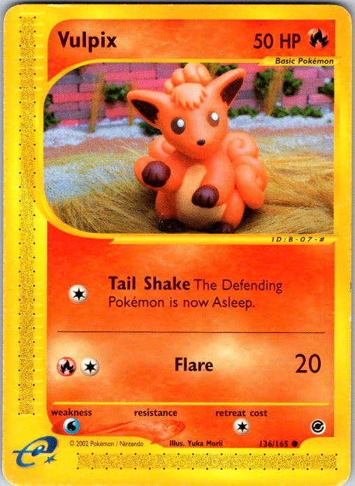 136-165 Vulpix EX Expedition ENG GOOD