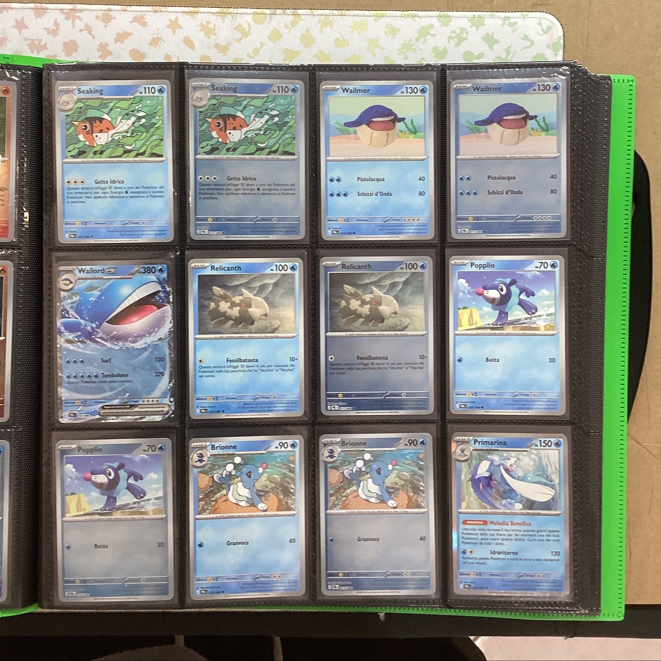 Pokemon Masterset incompleto in serie Buio Pesto - (Holo-Non Holo-ex-Reverse)  155 Carte ITA NM + Album