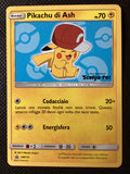 Promo SM113 Pikachu di Ash Sole e Luna ITA EXCELLENT