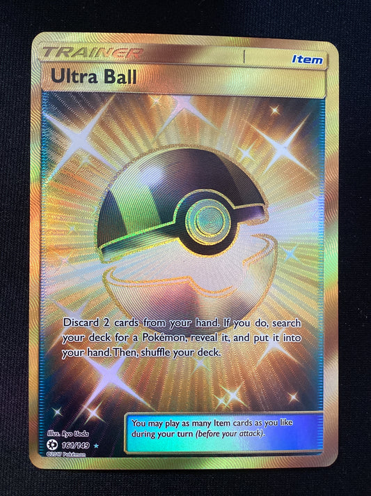 161-149 Ultra Ball Gold Rara Segreta SUM Sole e Luna ENG EX