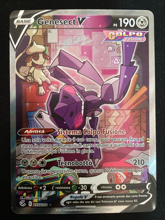255-264 Genesect V Alternative Art FST Colpo Fusione  ITA NM