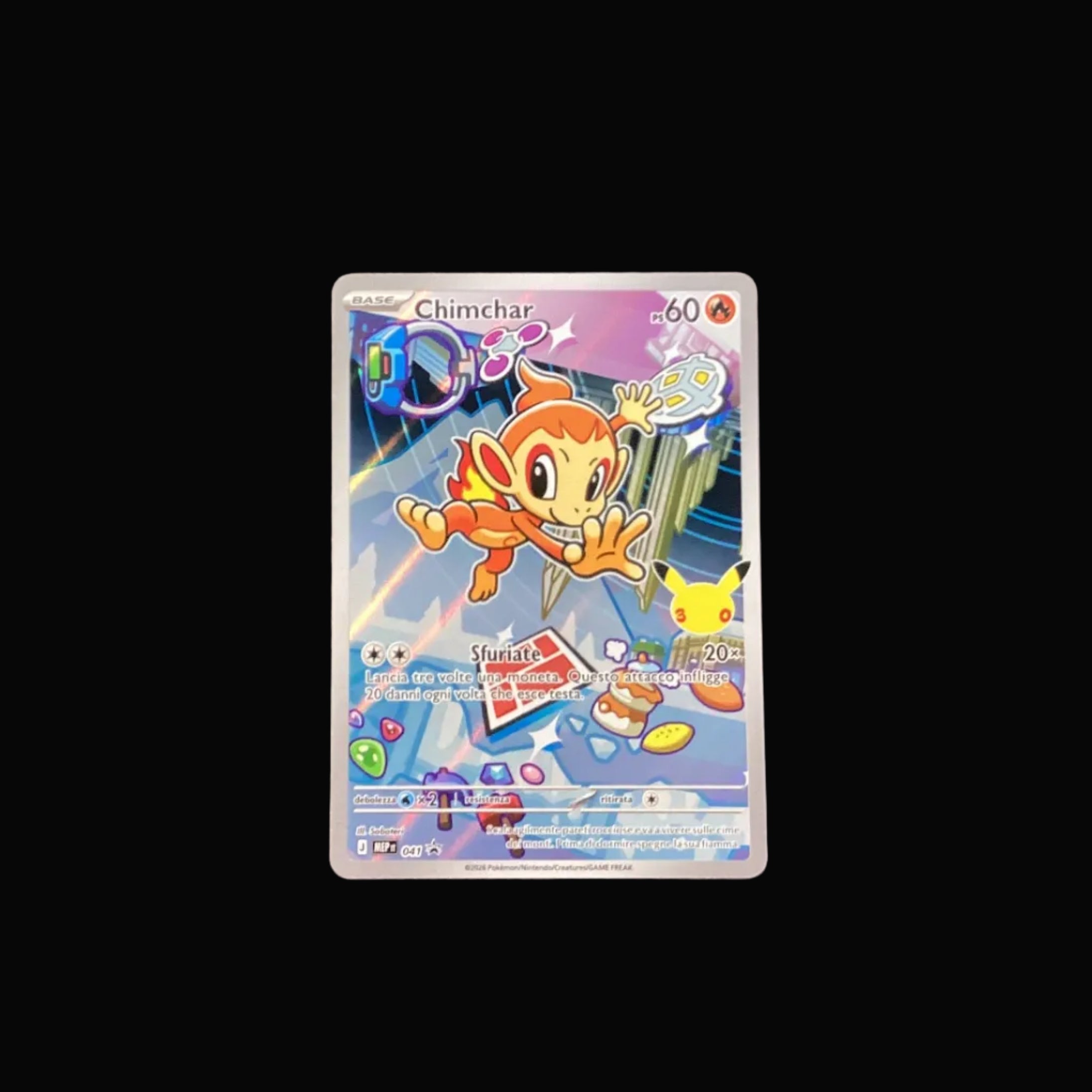 Promo 041 Chimchar MEP Black Star Promos ITA NM
