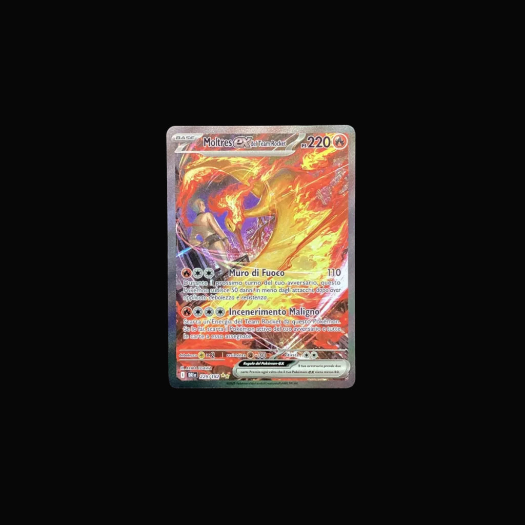 229-182 Moltres-ex del Team Rocket DRI Rivali Predestinati ITA NM