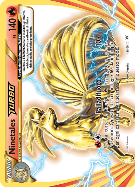 016-108 Ninetales Turbo EVO Evoluzioni ITA EX