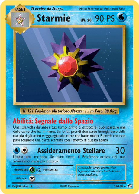 031-108 Starmie Rara EVO Evoluzioni ITA EX