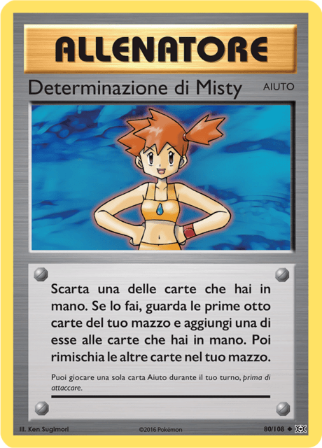 080-108 Determinazione Di Misty Non Comune Reverse EVO Evoluzioni ITA EX