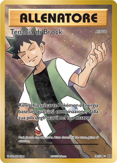 107-108 Tenacia Di Brock Full Art EVO Evoluzioni ITA PO