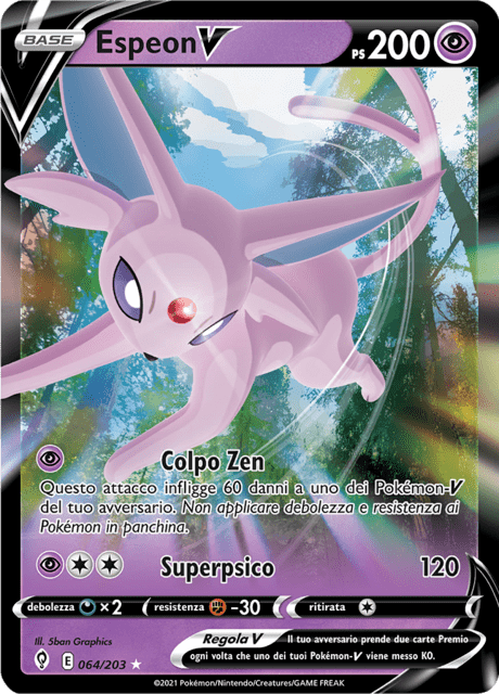 064-203 Espeon V EVS Evoluzioni Eteree ITA NM