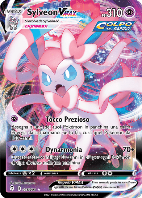 075-203 Sylveon VMAX EVS Evoluzioni Eteree ITA NM