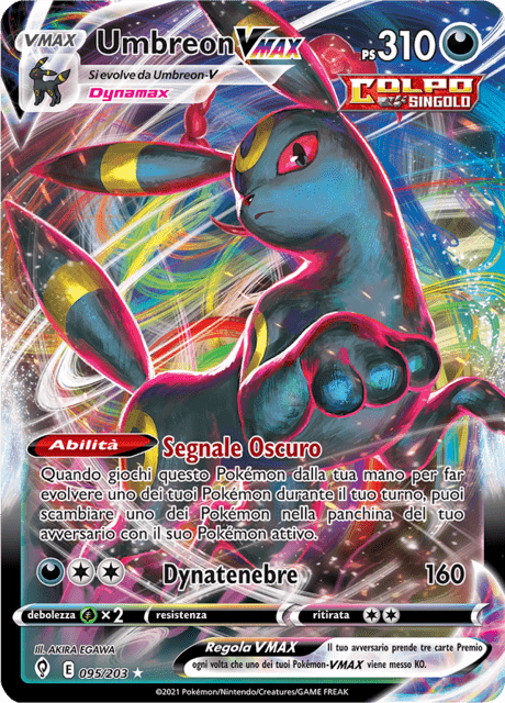 095-203 Umbreon VMAX EVS Evoluzioni Eteree ITA NM