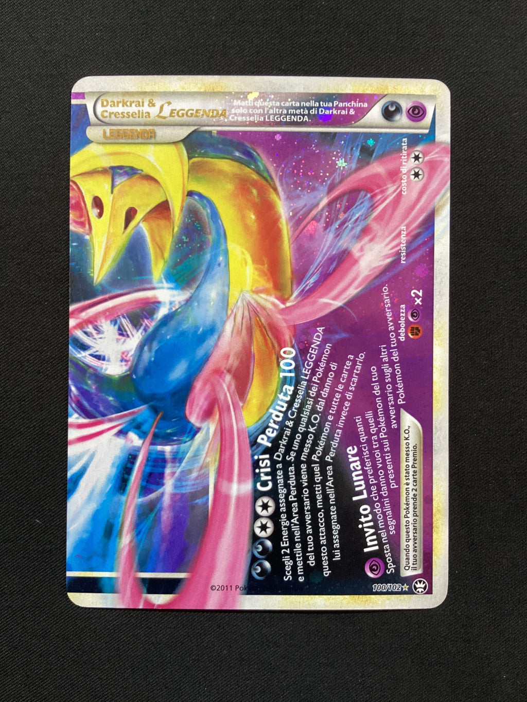 100-102 Darkrai & Cresselia LEGGENDA TM Battaglie Trionfali ITA GOOD