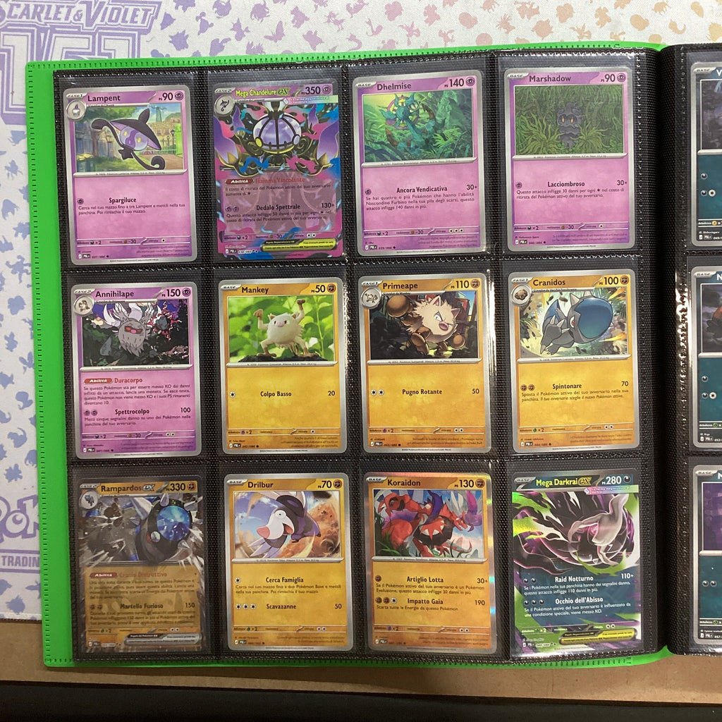 Masterset in serie Buio Pesto - Pokemon Set Regular (Holo-Non Holo-ex) 84 Carte ITA NM + Album