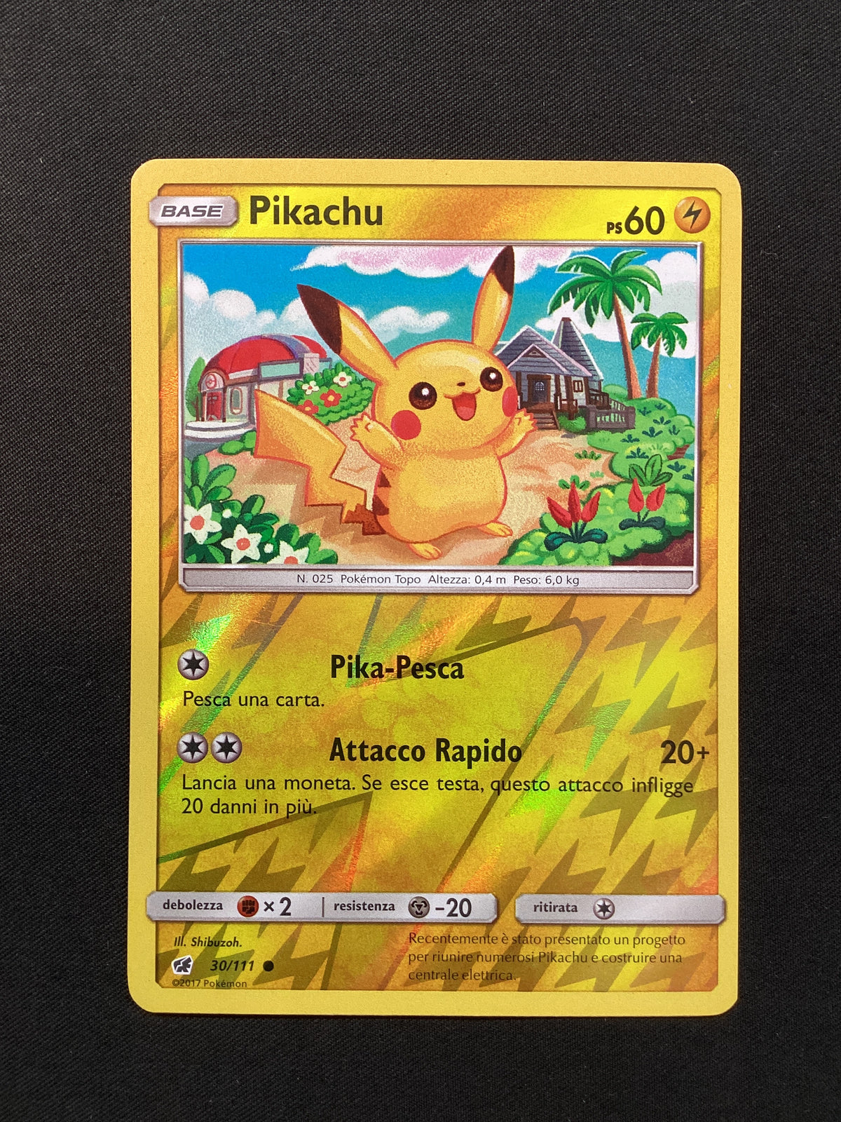 30-111 Pikachu Reverse CIN Invasione Scarlatta ITA EXCELLENT