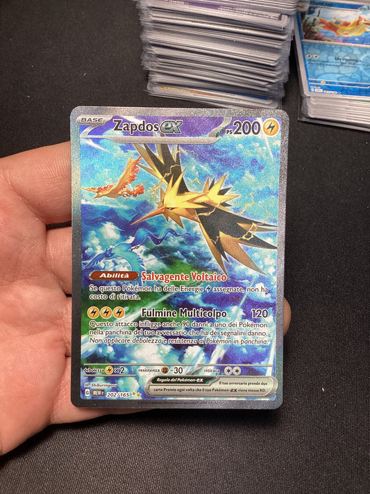 202-165 Zapdos ex Alternative Art MEW 151  ITA NM