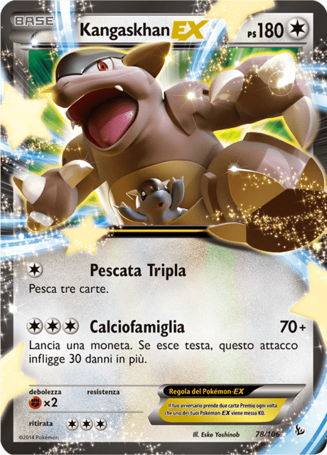 78-106 Kangaskhan EX FLF Fuoco Infernale ITA EX