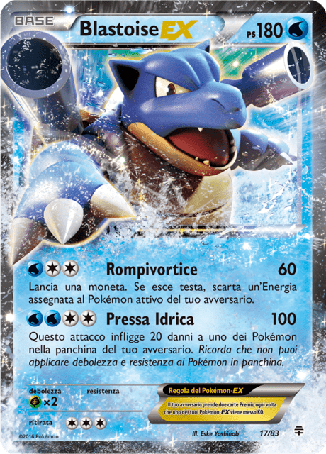 17-83 Blastoise-EX GEN Generazioni ITA EXCELLENT