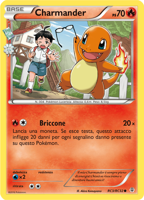 RC03-RC32 Charmander Comune GEN Generazioni ITA NM