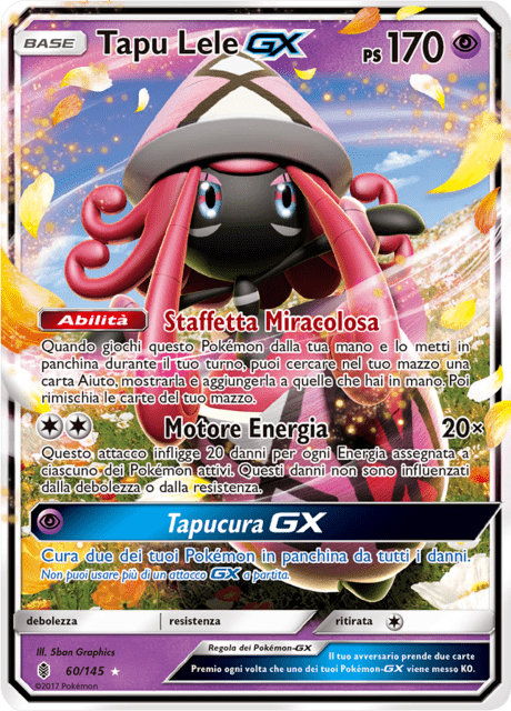 060-145 Tapu Lele GX GRI Guardiani Nascenti ITA NM
