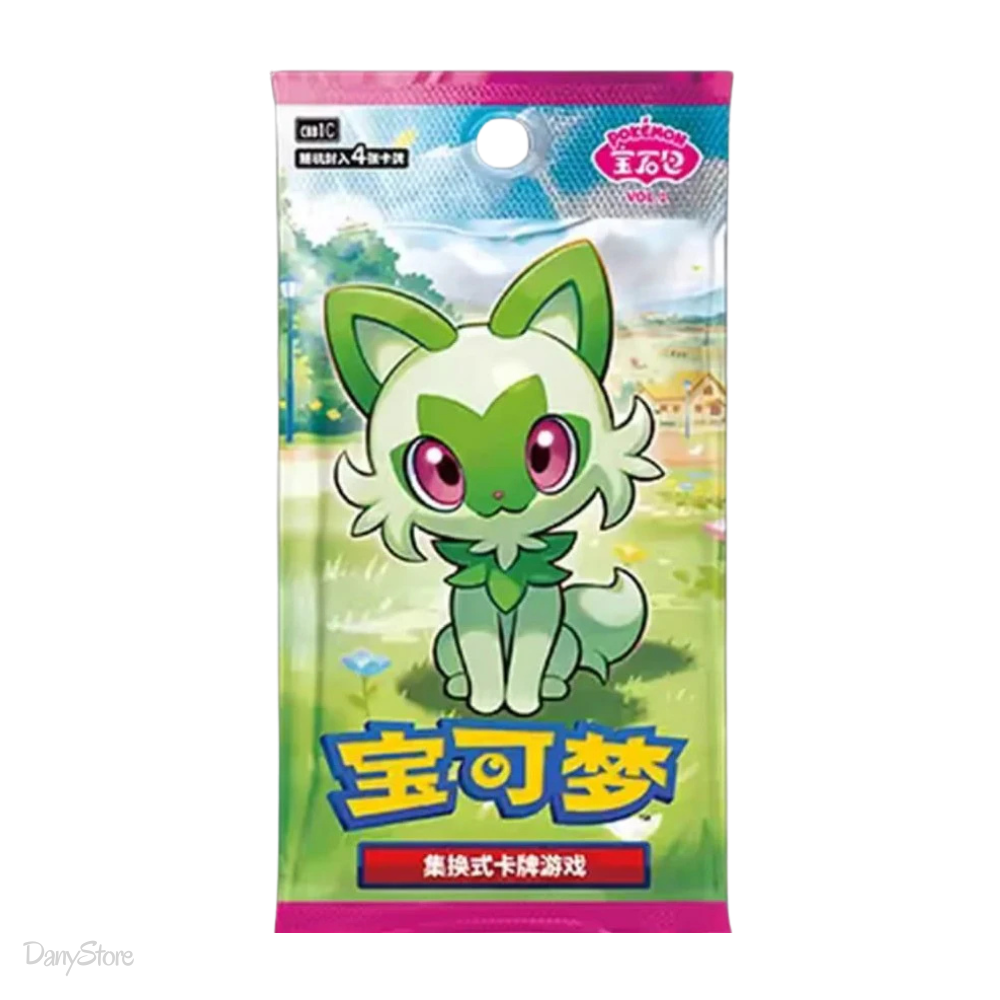 Gem Pack Busta Pokémon  4 Carte CIN
