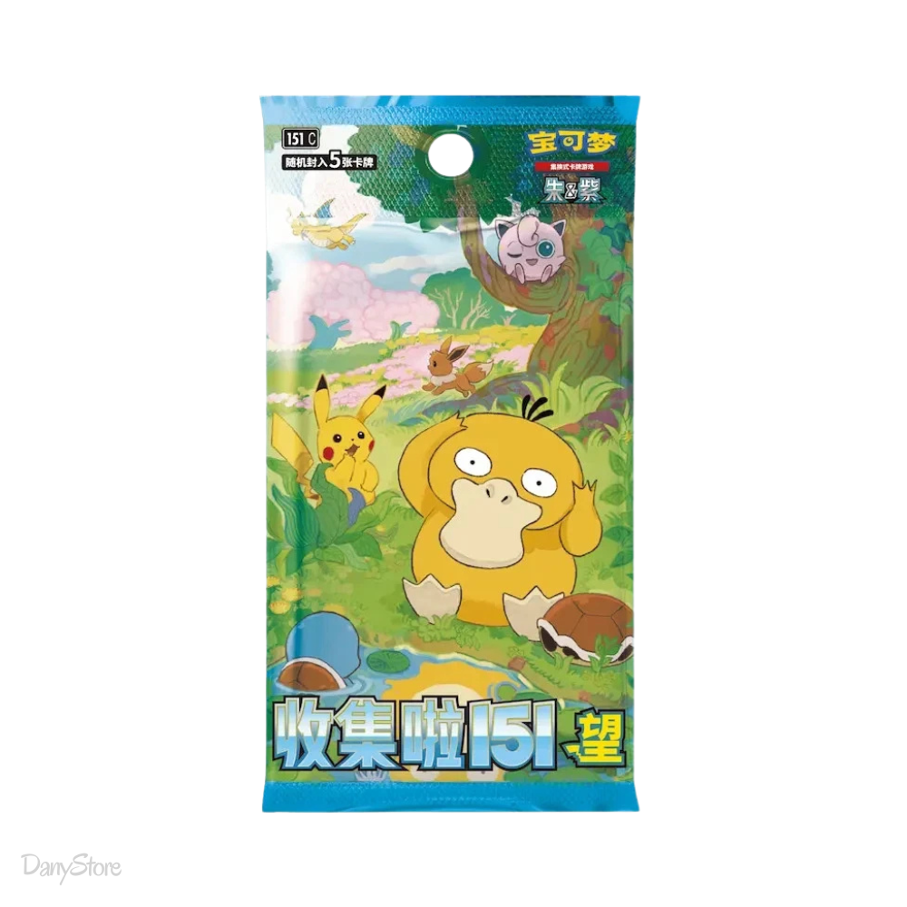 Collect 151 Hope Slim Busta 5 Carte Pokémon CIN