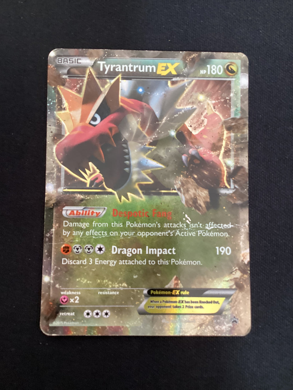Promo XY070 Tyrantrum ex  ENG POOR
