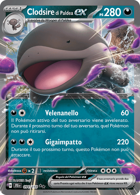 094-159 Clodsire di Paldea ex JTG Avventure Insieme ITA NM