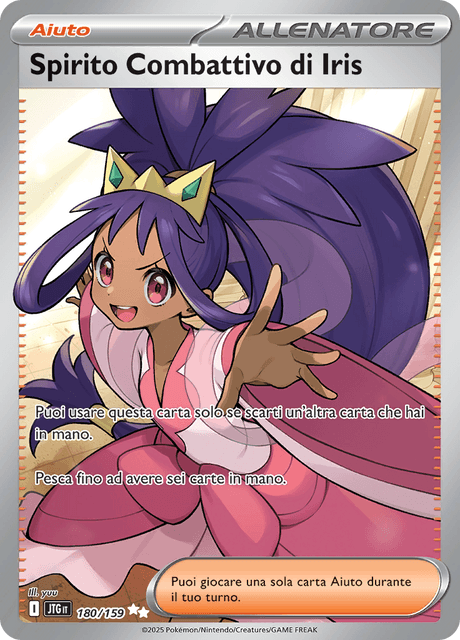 180-159 Spirito Combattivo Di Iris Full Art JTG Avventure Insieme ITA NM