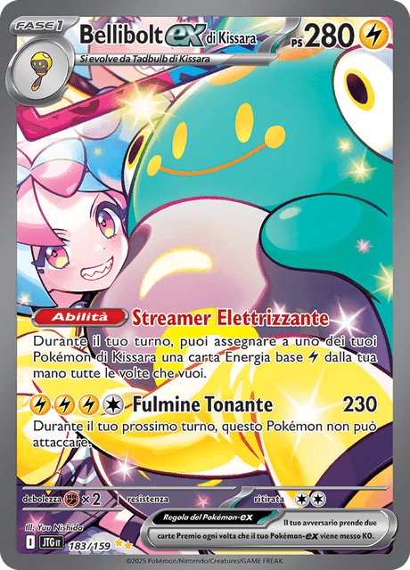 183-159 Bellibolt ex Di Kisssara Alternative Art JTG Avventure Insieme ITA NM