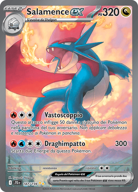 187-159 Salamence ex JTG Avventure Insieme ITA NM