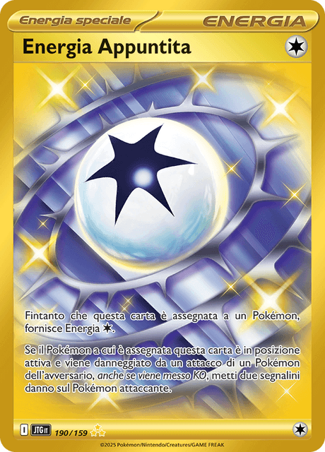 190-159 Energia Appuntita Gold Rara Segreta JTG Avventure Insieme ITA NM