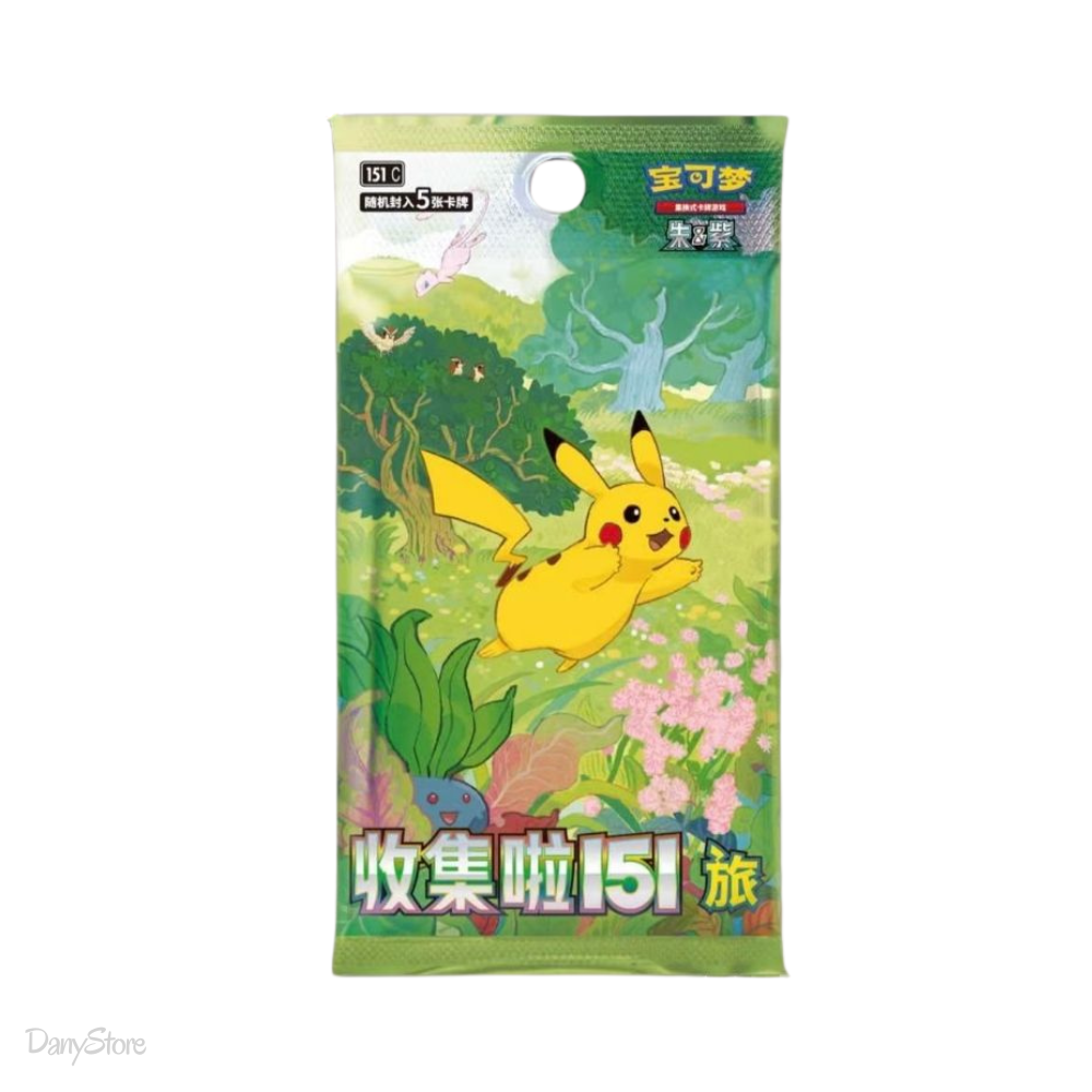 Collect 151 Journey Slim Busta Pokémon 5 Carte CIN