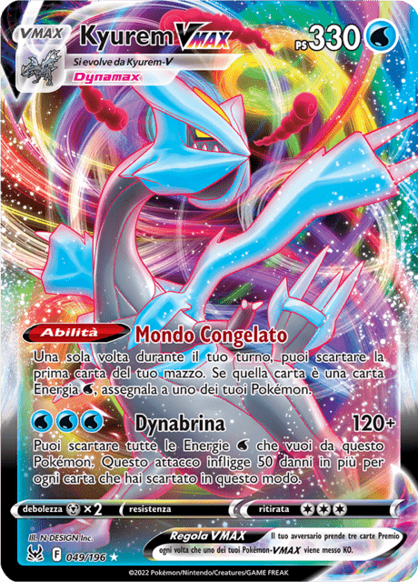 049-196 Kyurem VMAX LOR Origine Perduta ITA NM