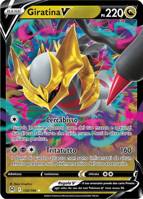 130-196 Giratina V LOR Origine Perduta ITA NM